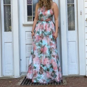 Floral Prom Dress